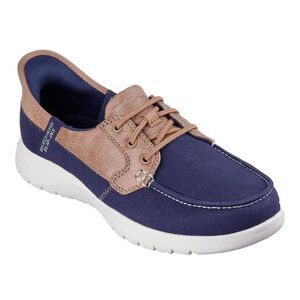 Skechers Womens/Ladies On The Go Flex Palmilla Boat Shoes / Navy